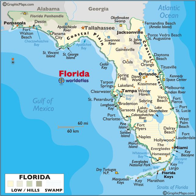 Florida Maps Facts Map Of Florida Map Of Florida Beaches Gulf 
