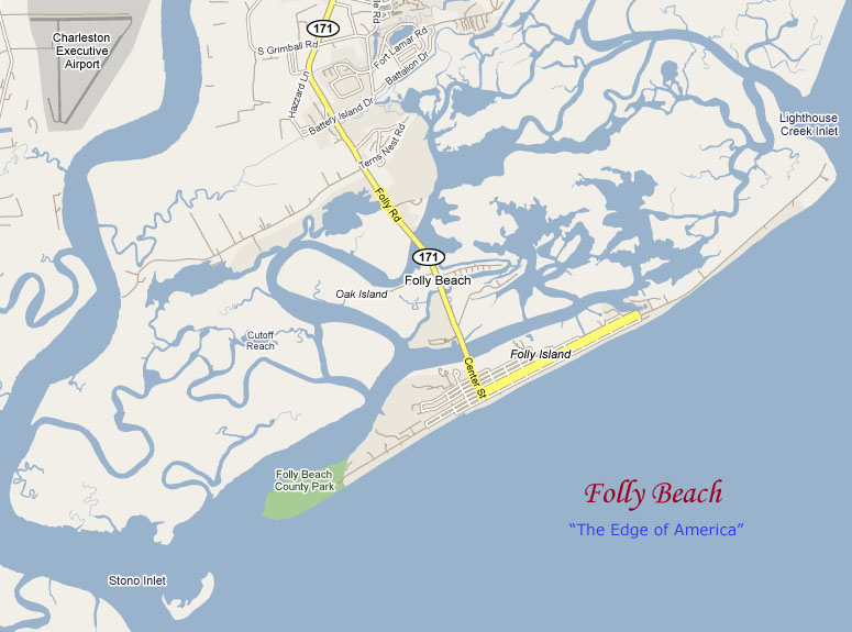 Folly Beach Map | Beach Map