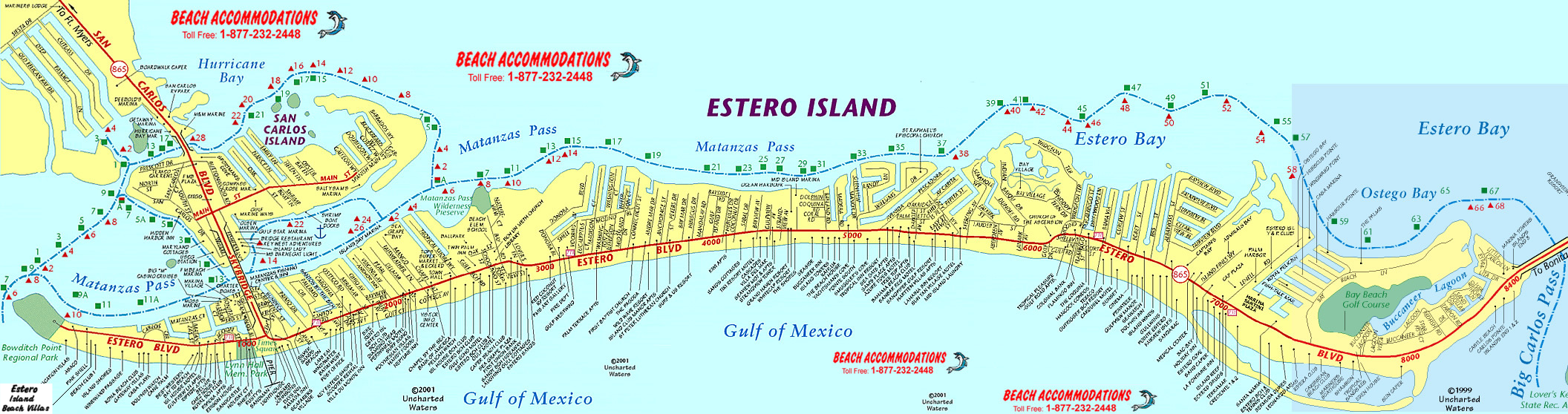 Fort Myers Beach Map With Images Fort Myers Beach Estero Island 