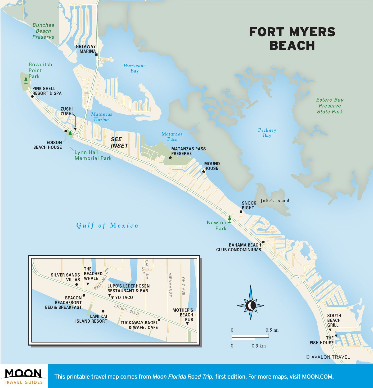Fort Myers Beach Maps Maps