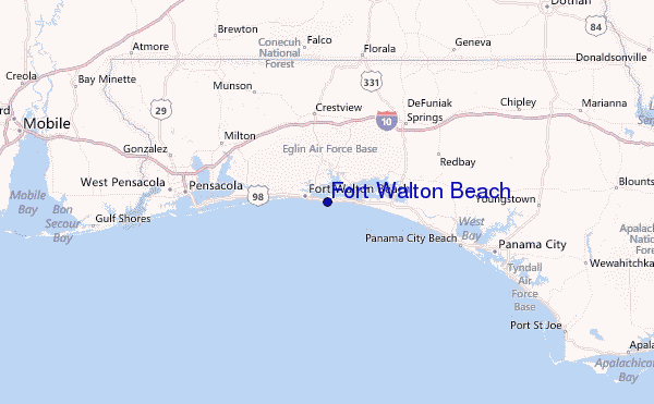 Fort Walton Beach Fl Map