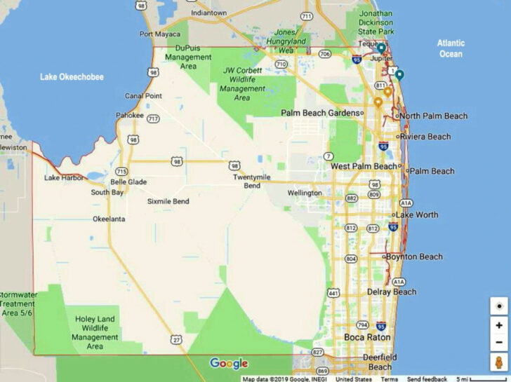 West Palm Beach Map Google