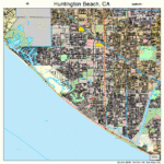 Huntington Beach California Street Map 0636000