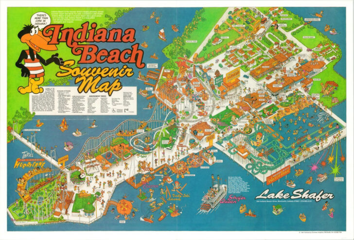 Indiana Beach Map