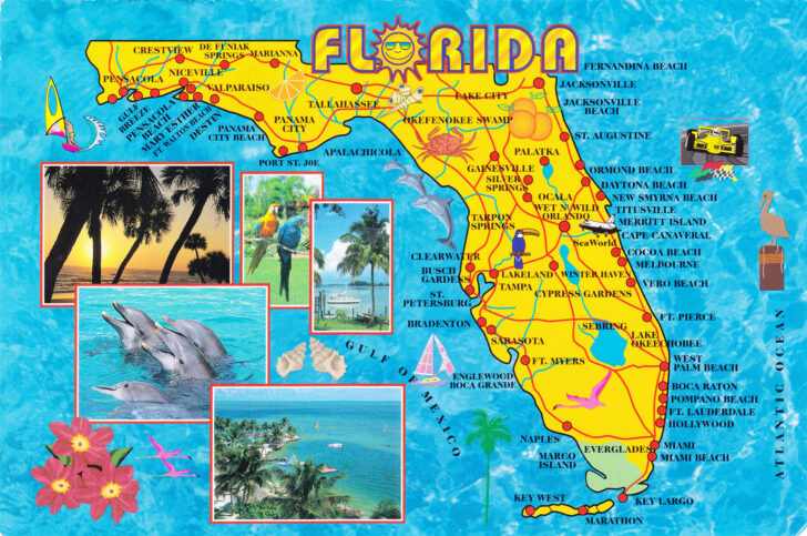 Beaches In Florida Map