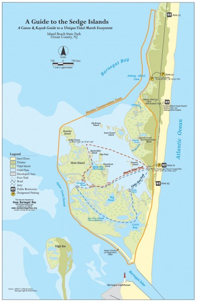Island Beach State Park Map Maps For You