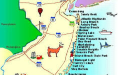 Jersey Shore Beach Map Jersey Shore Nj Beaches New Jersey Beaches