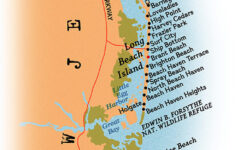 Jersey Shore Map Of Beaches