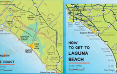 Laguna Beach Area Road Map