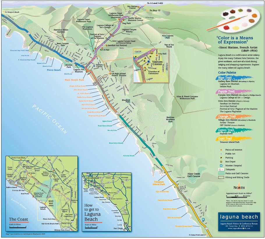 Laguna Beach Map | Beach Map