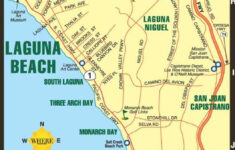 Laguna Beach Tourist Map Laguna Beach Mappery Laguna Beach