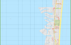 Large Detailed Map Of Cocoa Beach