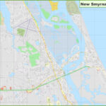 Large Detailed Map Of New Smyrna Beach