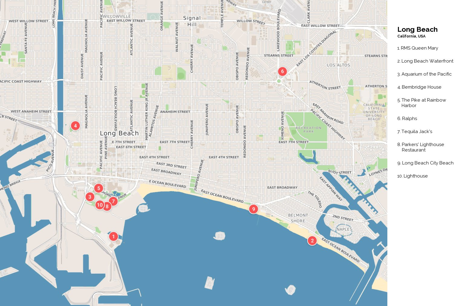 Large Long Beach Maps For Free Download And Print High Resolution And 