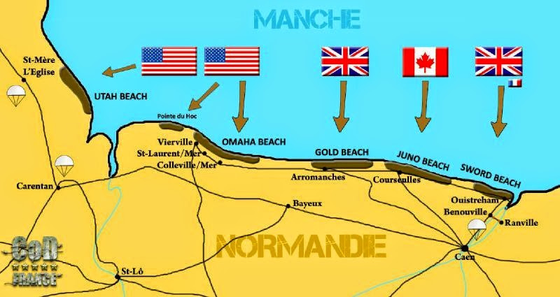 Map Of Normandy Beaches Beach Map   Le Blog Magnifique Normandy Part 3 