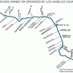 Life West Coast Los Angeles County Beaches Map Los Angeles Beaches