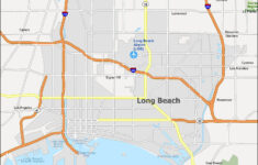 Long Beach California Map GIS Geography