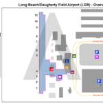 Long Beach Long Beach Daugherty Field LGB Airport Terminal Maps