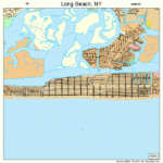 Long Beach New York Street Map 3643335