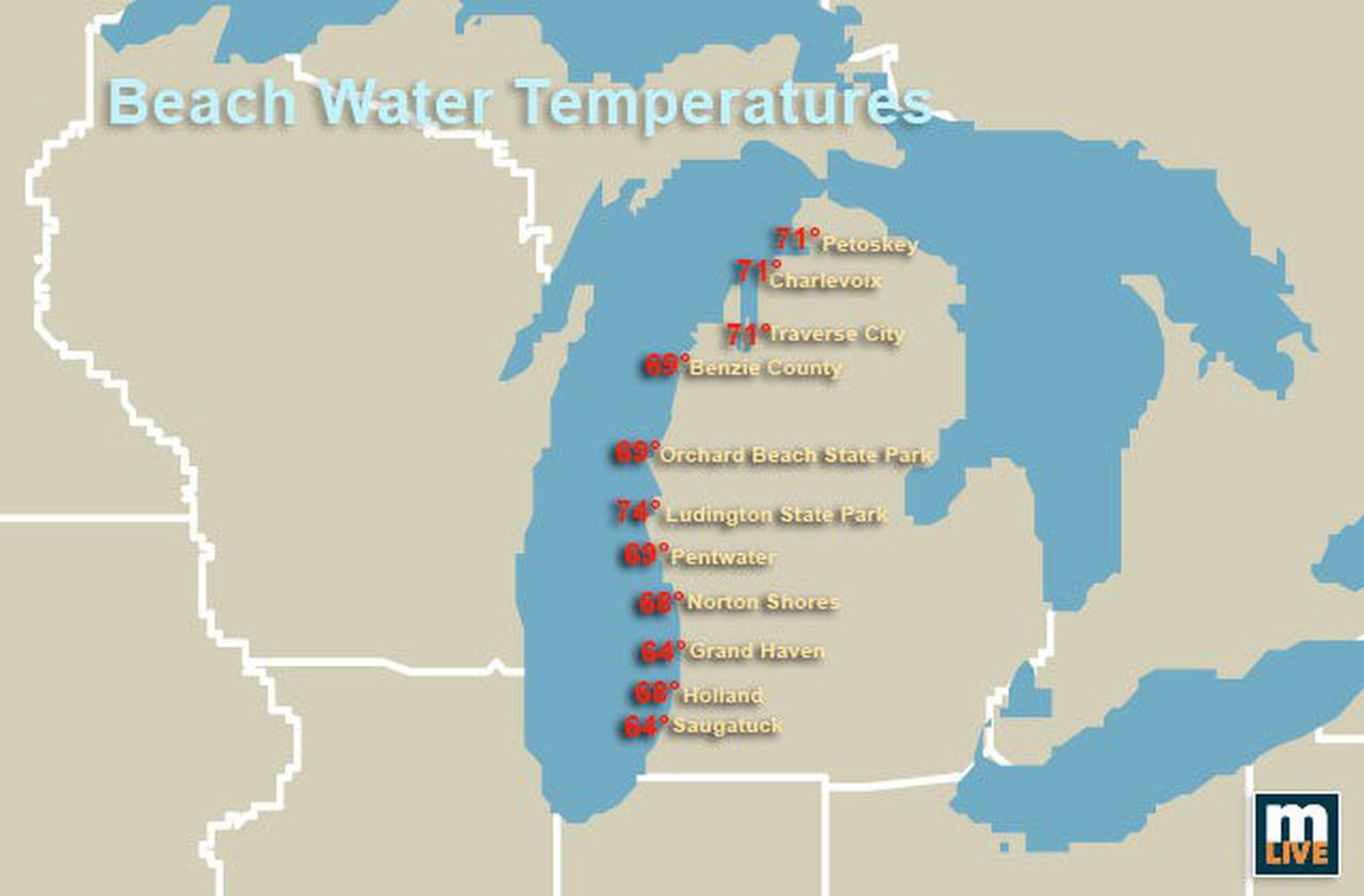 Michigan Beaches Map | Beach Map