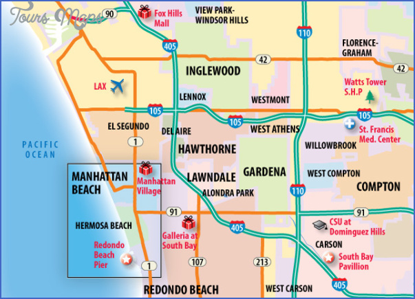 Manhattan Beach Map ToursMaps