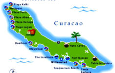 Map Curacao Beaches Share Map