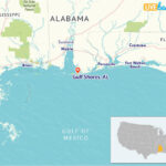 Map Of Alabama Beaches Secretmuseum