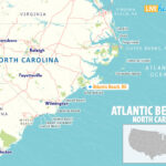Map Of Atlantic Beach North Carolina Live Beaches