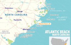 Map Of Atlantic Beach North Carolina Live Beaches