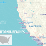 Map Of Beaches In California Live Beaches