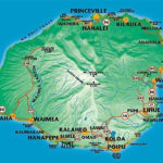 Map Of Beaches In Kauai Glass Beach Kauai Kauai Vacation Kauai Map