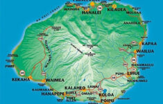 Map Of Beaches In Kauai Glass Beach Kauai Kauai Vacation Kauai Map