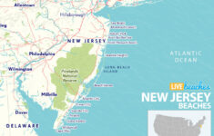 Map Of Beaches In New Jersey Live Beaches