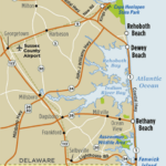Map Of Bethany Beach DE Visit Delaware Beaches Rehoboth Bethany