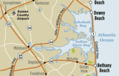 Map Of Bethany Beach DE Visit Delaware Beaches Rehoboth Bethany