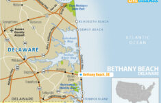 Map Of Bethany Beach Delaware Live Beaches