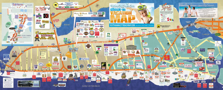 Panama City Beach Map Of Hotels And Condos