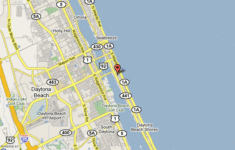 Map Of Daytona Beach Cottage 417 Daytona Beach