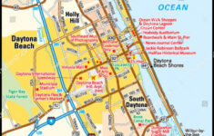 Map Of Daytona Beach Florida Area Printable Maps