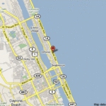Map Of Daytona Beach Tropical Winds Resort Hotel Daytona Beach