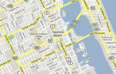 Map Of Daytona Beach United States Hotels Accommodation