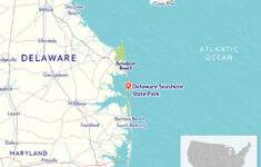Map Of Delaware Seashore State Park Live Beaches