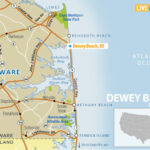 Map Of Dewey Beach Delaware Live Beaches