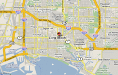 Map Of Econo Lodge Long Beach Long Beach