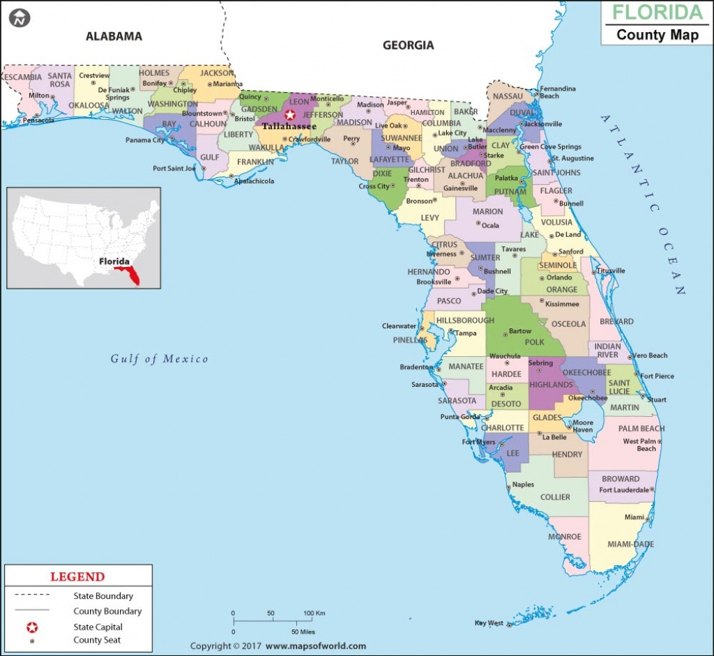 Map Of Florida Gulf Coast Printable Maps