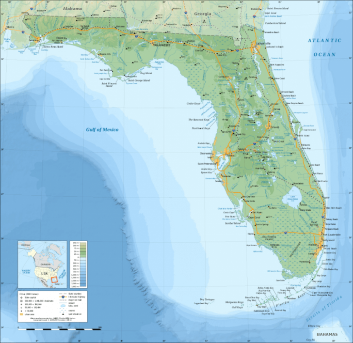 Map Of Florida West Coast Cities And Beaches Science Trends | Beach Map