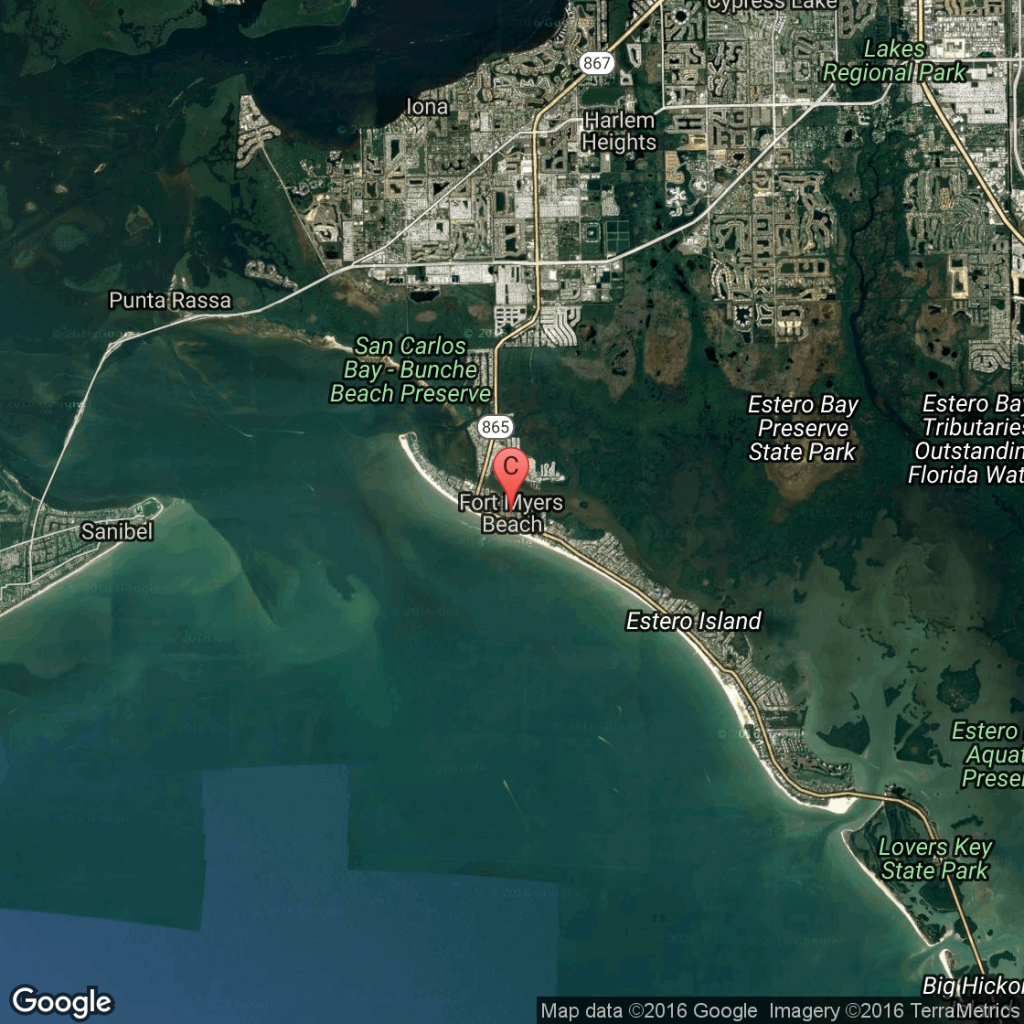 Map Of Fort Myers Beach | Beach Map