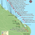 Map Of Hotels In Punta Cana Bavaro Beach Google Search Dominican