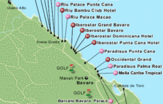 Map Of Hotels In Punta Cana Bavaro Beach Google Search Dominican