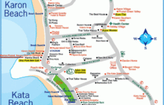 Map Of Karon And Kata Beaches Phuket Map